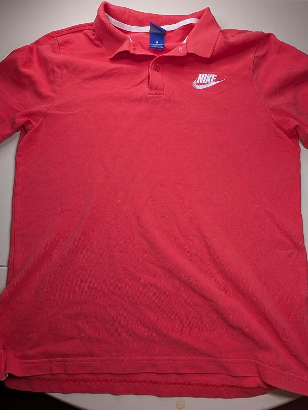 Nike Sportswear Polo Shirt Red Size Large